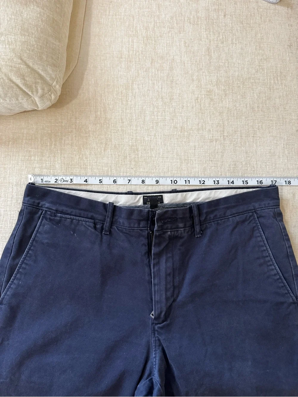 J. Crew 33x32 Navy Blue Chino Pants